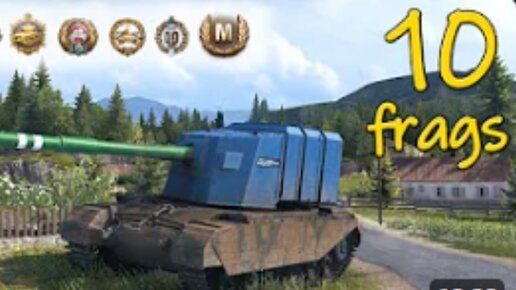 FV4005 Stage ll 10 фрагов, 10,2K урона, Паскуччи