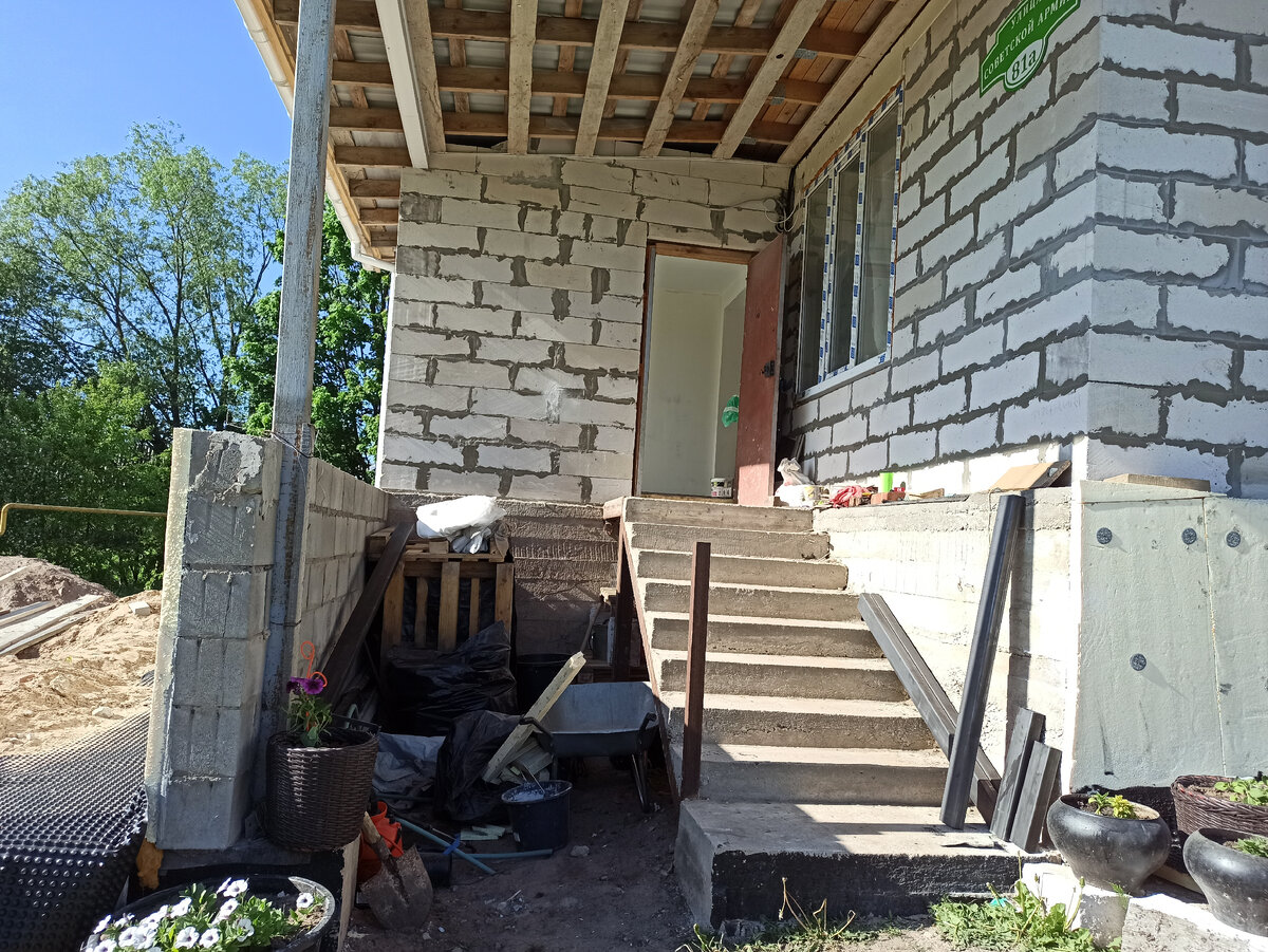 Будущая веранда 