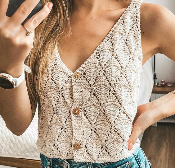 5 МОДНЫХ ТОПОВ СПИЦАМИ НА ЛЕТО 2024!