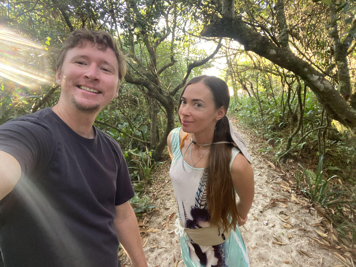 с моим хостом в Флорианополисе