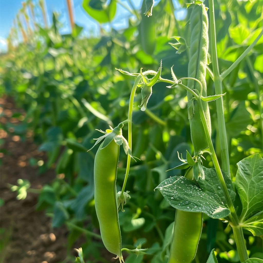 Подготовьте почву: Перед посадкой гороха перекопайте землю и внесите органические удобрения. 