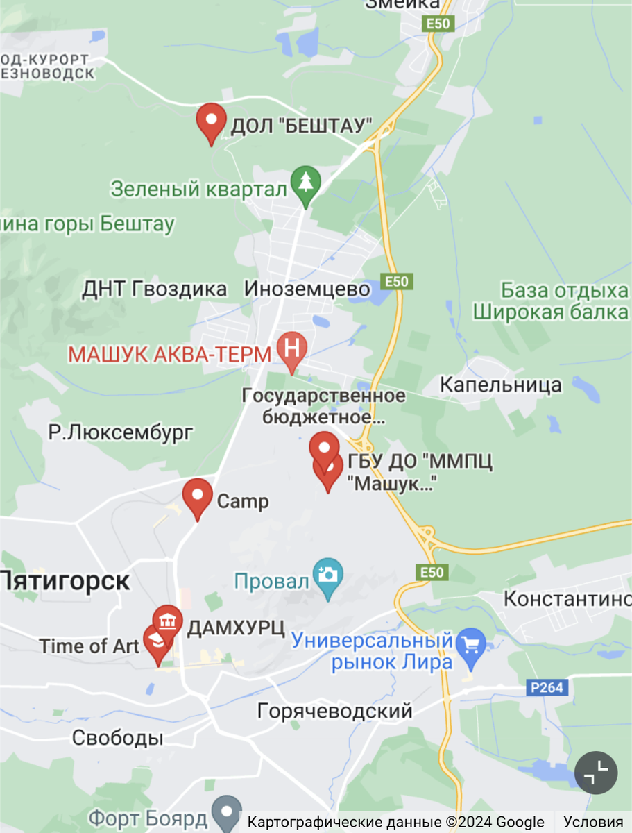 Вот все, что выдает гугл про лагеря рядом