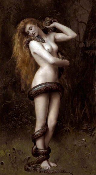 (Джон Кольер - Лилит. 1889)