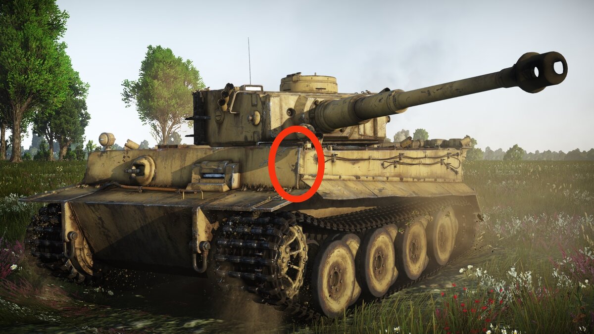 Угол ромбующего Tiger H1