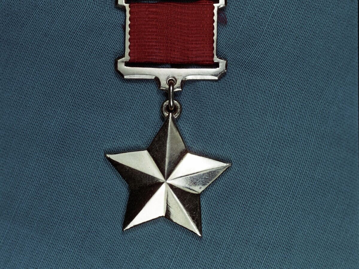    Медаль "Золотая Звезда" Героя Советского Союза© РИА Новости / Михаил Кулешов