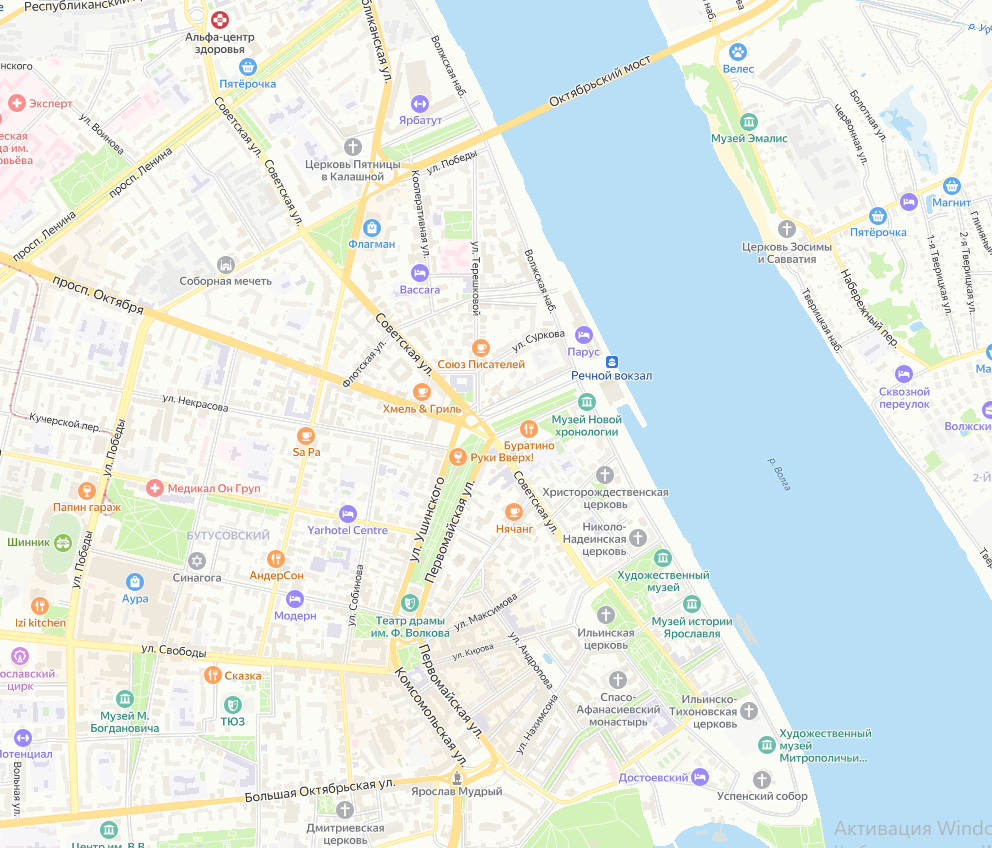 В правом верхнем углу мой пляж