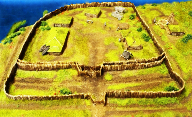 Ортинское городище. Макет.