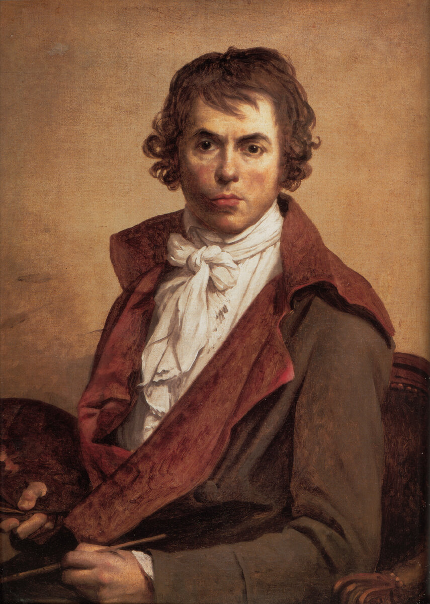 Автопортрет. 1794 Холст, масло. 81 × 64 см Лувр, Париж