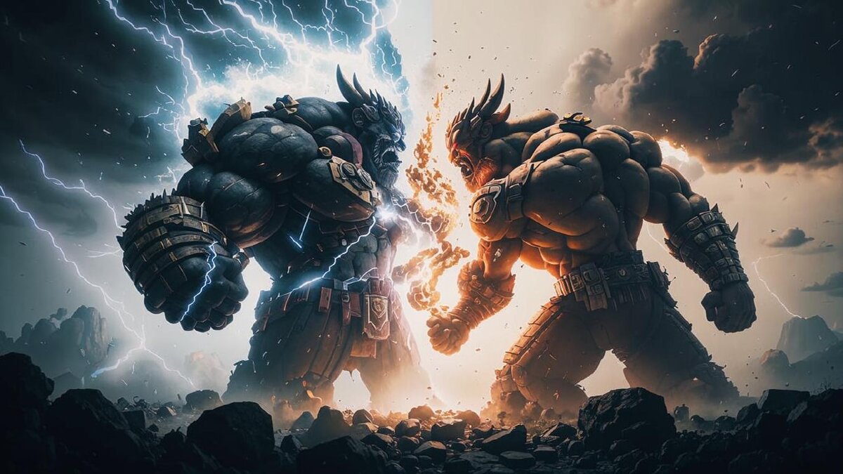 Битва титанов