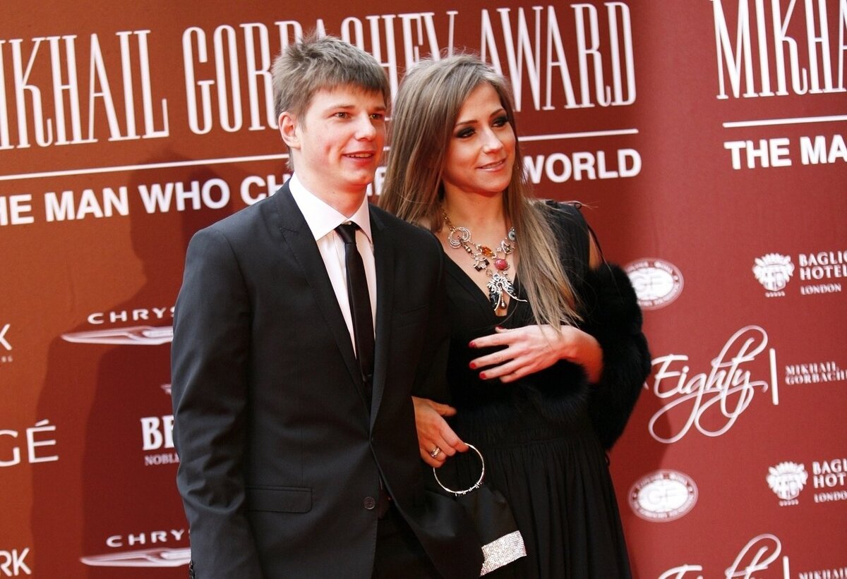    Андрей Аршавин и Юлия Барановская