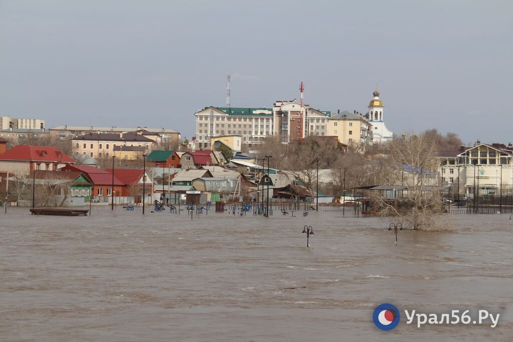 Оренбург паводок сегодня 9 января