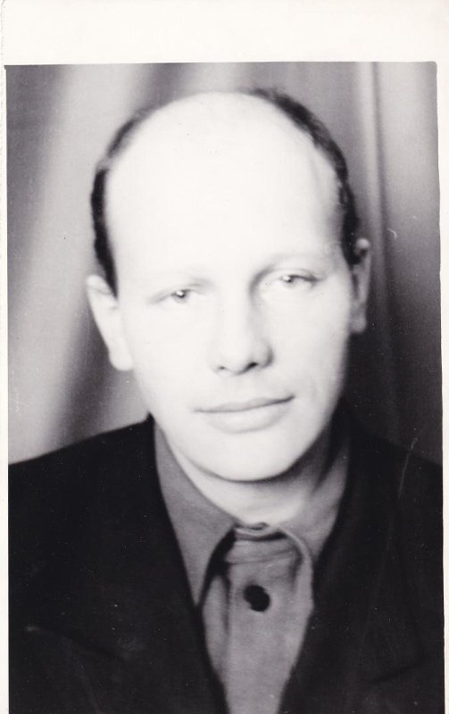 Юрий Александрович Кудрявый , геолог партии №128. 1952 г.