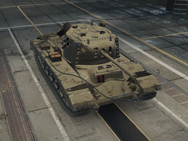 Британский акционный СТ V уровня Valiant. Визуальная модель