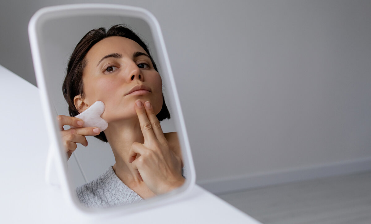 Массаж лица от отеков 