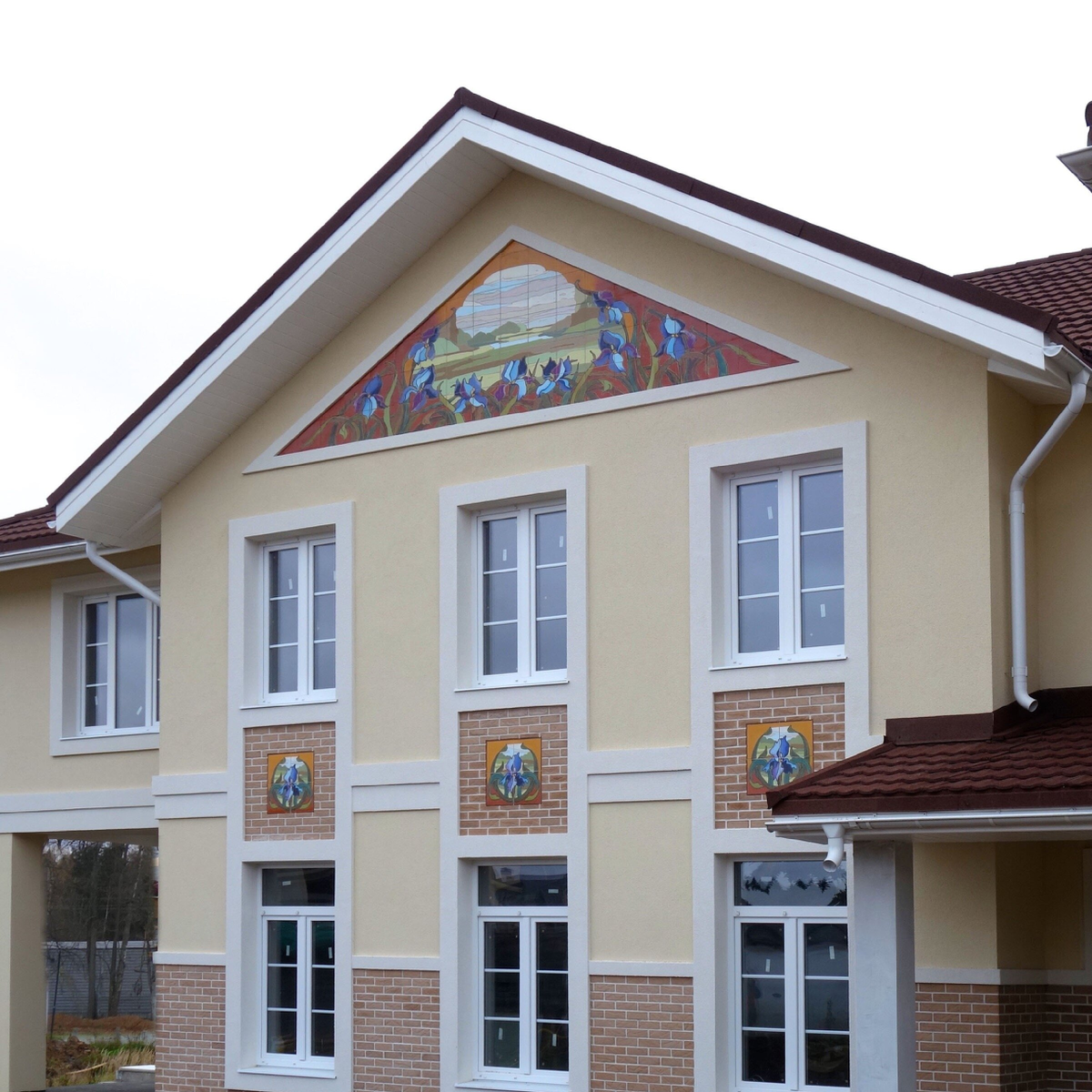 Панно с ирисами