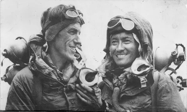 CC BY-SA 3.0 / Jamling Tenzing Norgay / Edmund Hillary and Tenzing Norgay