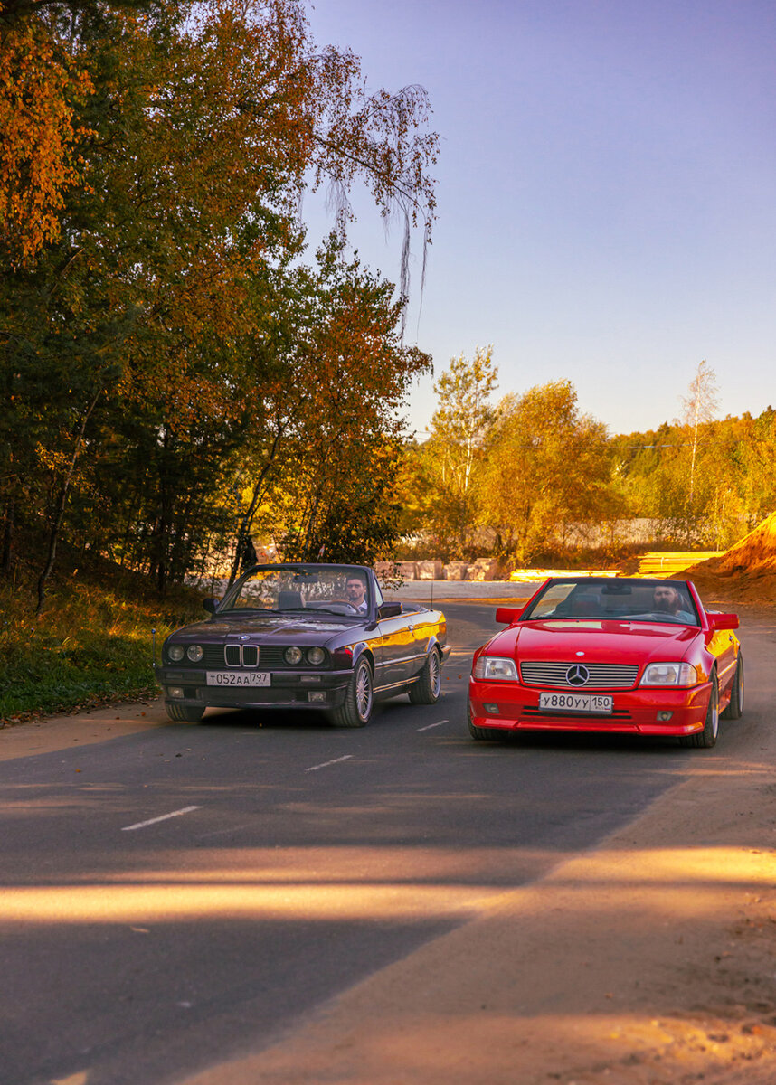 BMW E30 Convertible и Mercedes-Benz SL R129 Часть 2. Моя фоторабота |  SvarogovMSK Фотограф | Дзен