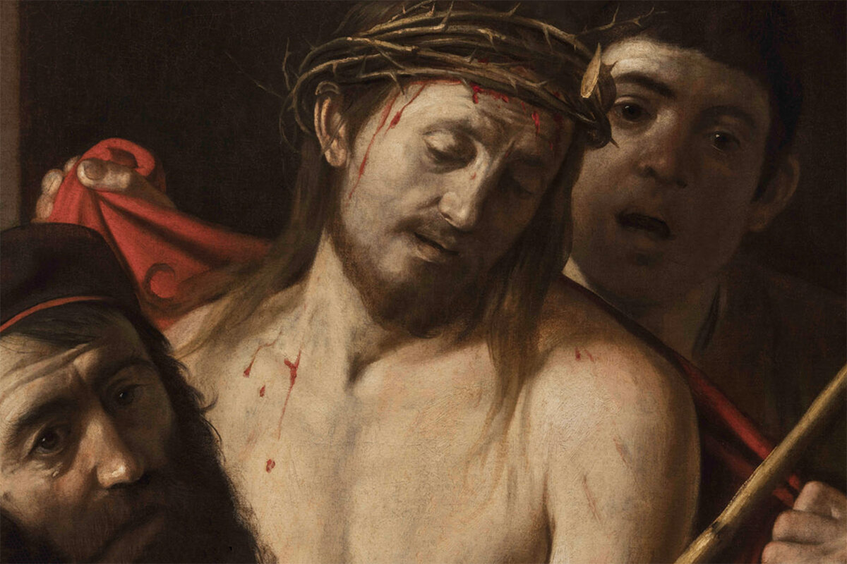 Museo Nacional del Prado📷Картина Ecce Homo кисти Микеланджело Меризи да Караваджо