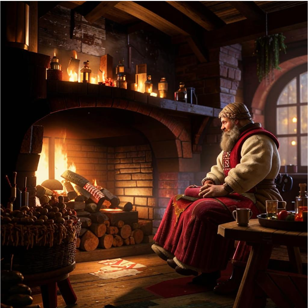 Хозяин трактира "Молчащий Дуб" Картинка создана мною в студии Kandinsky 3.0