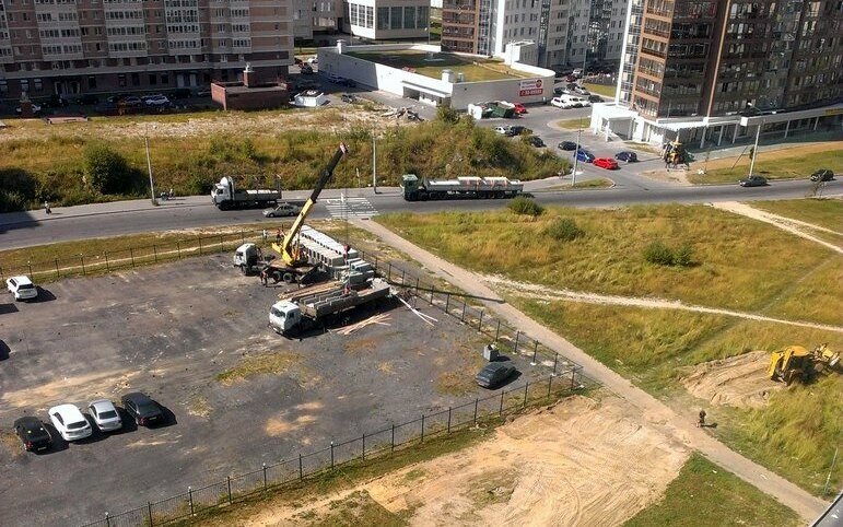 Общий вид площадки. 