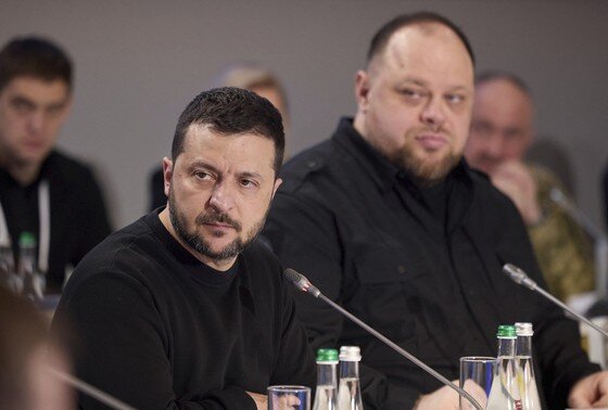    Владимир Зеленский и Руслан Стефанчук