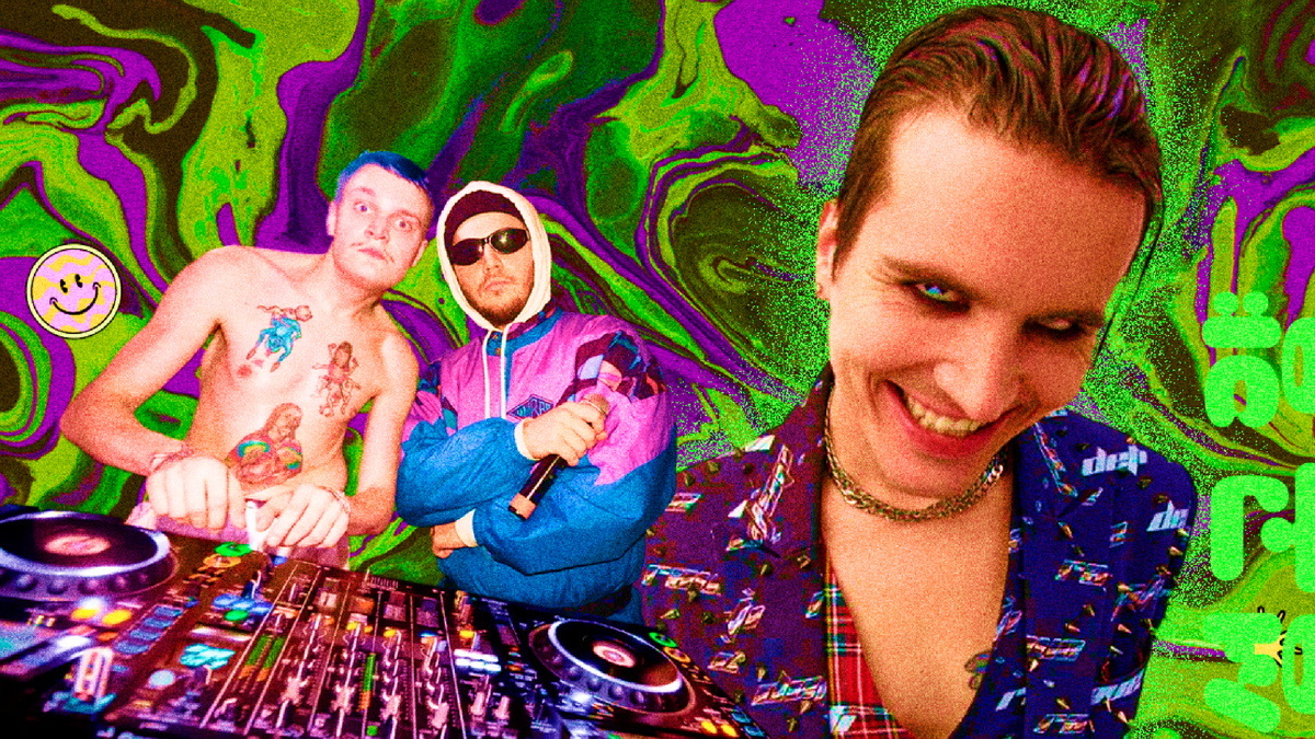 Коллаж © VK Гид. © VK / Russian Village Boys; VK / ДЕТИ RAVE
