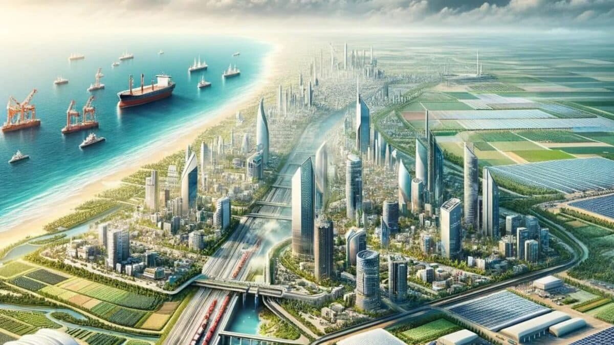    Рендер сектора Газа после восстановления / © jpost
