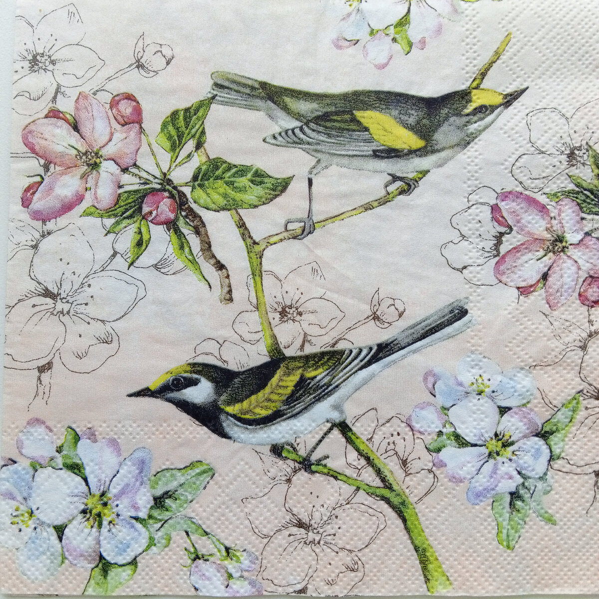 Салфетки для декупажа. Важно отделить от салфетки лишние слои