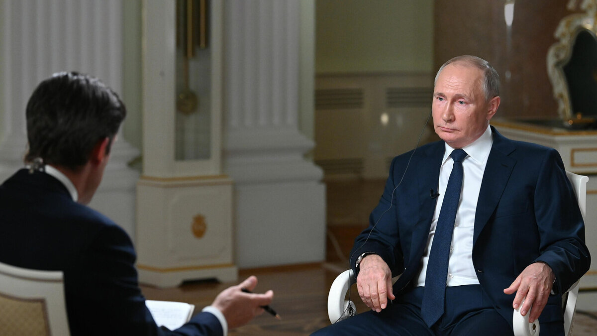 Текер Карлсон и Владимир Путин. Интервью, февраль 2024