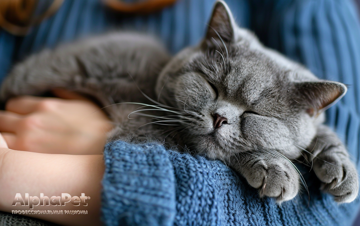 Мурчание при контакте / Изображение: AlphaPet