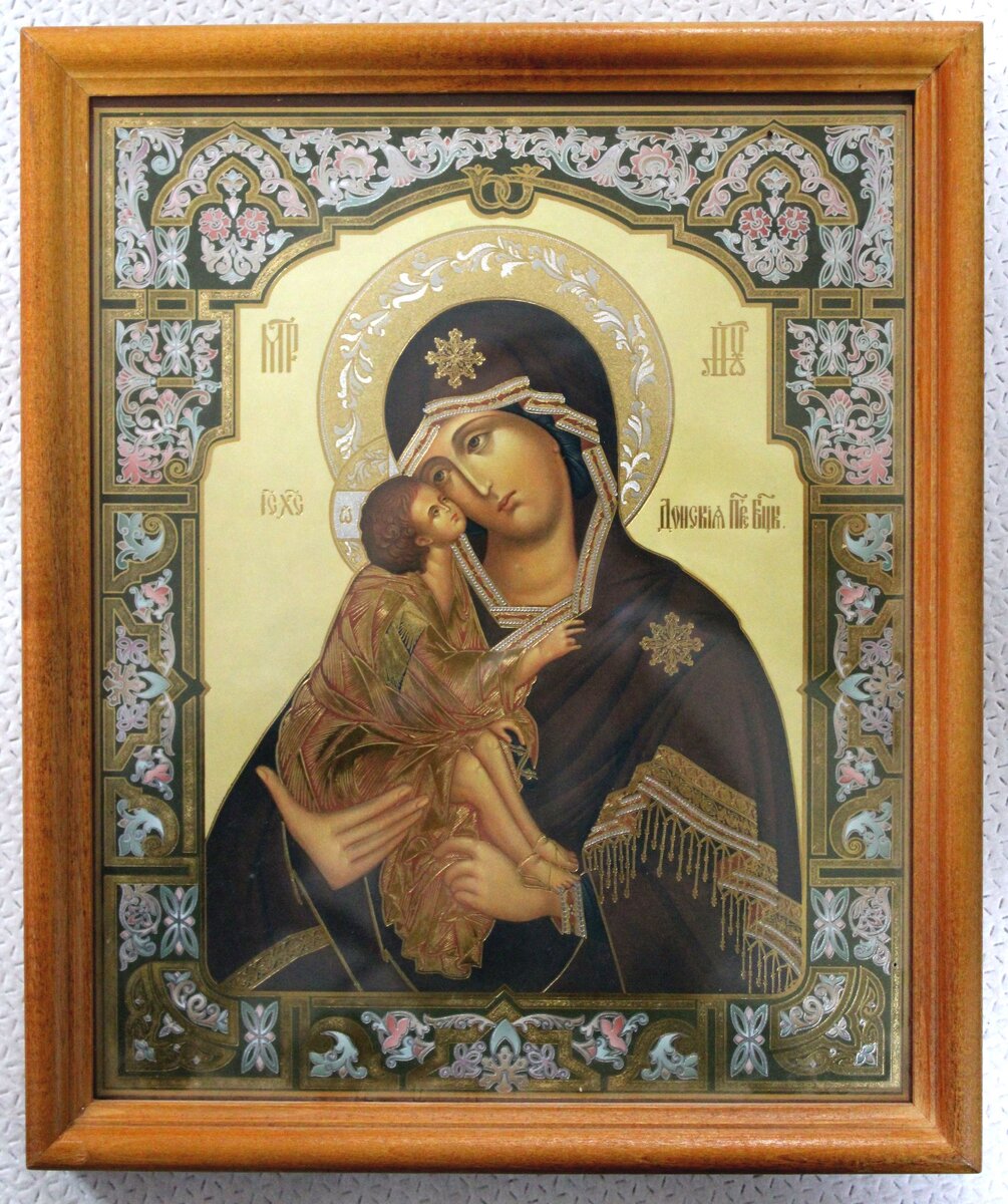 Донская икона Богоматери. 2007 г. Из фондов Старочеркасского музея-заповедника.