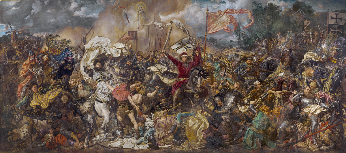 Грюнвальдская битва, картина, автор Матейко, 1878 г.