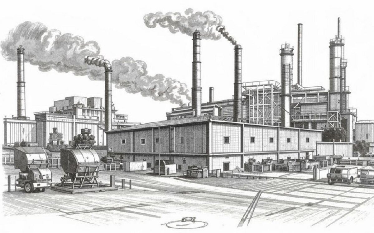    Инвестиции в Курский завод горячебрикетированного железа удвоились за три года до 80 млрд рублей Фото сгенерировано нейросетью Kandinsky