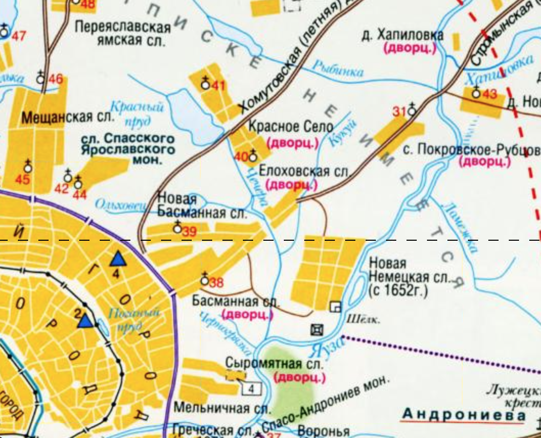 Слобода показать на карте. Село Покровское Москва на карте. Большое Покровское карта
