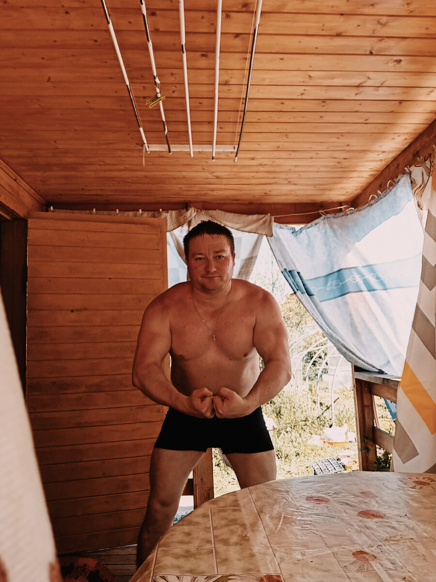 После проведенной дачной тренировки 💪