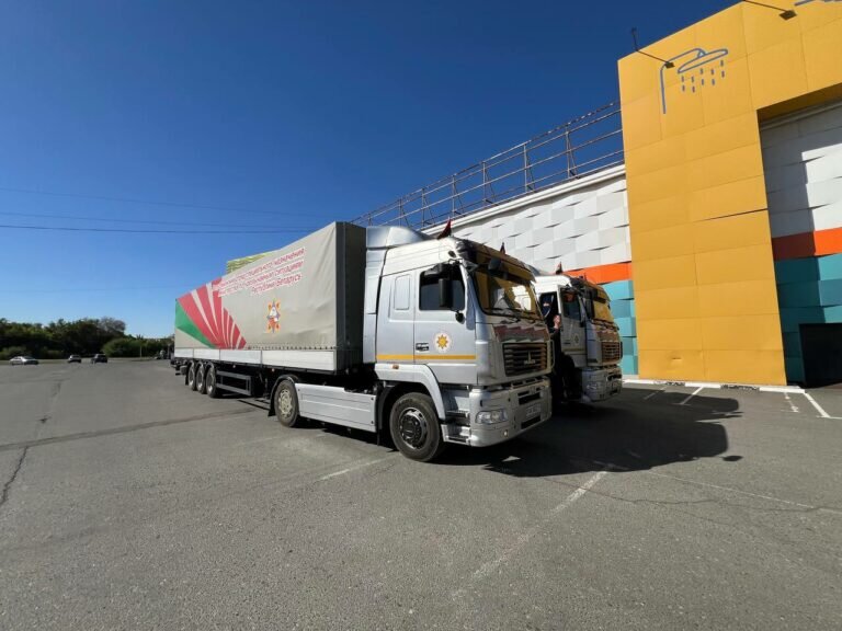    В Оренбуржье доставили гуманитарную помощь из Белоруссии для пострадавших от паводка Кристина Просвиркина