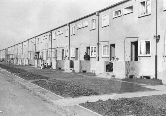 Социальное жилье в поселке Праунхайм под Франкфуртом-на-Майне (время строительства: 1926 – 1930 гг.) (Фото: ISG Stadtarchiv Frankfurt am Main)