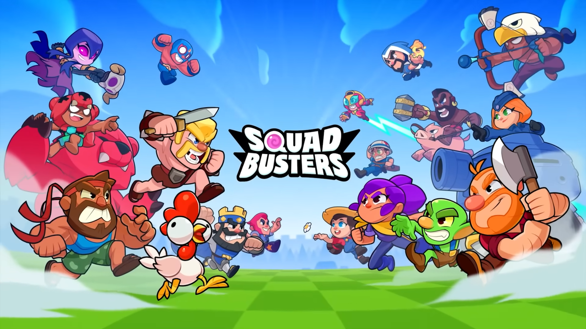 Официальный арт из игры "Squad Busters".