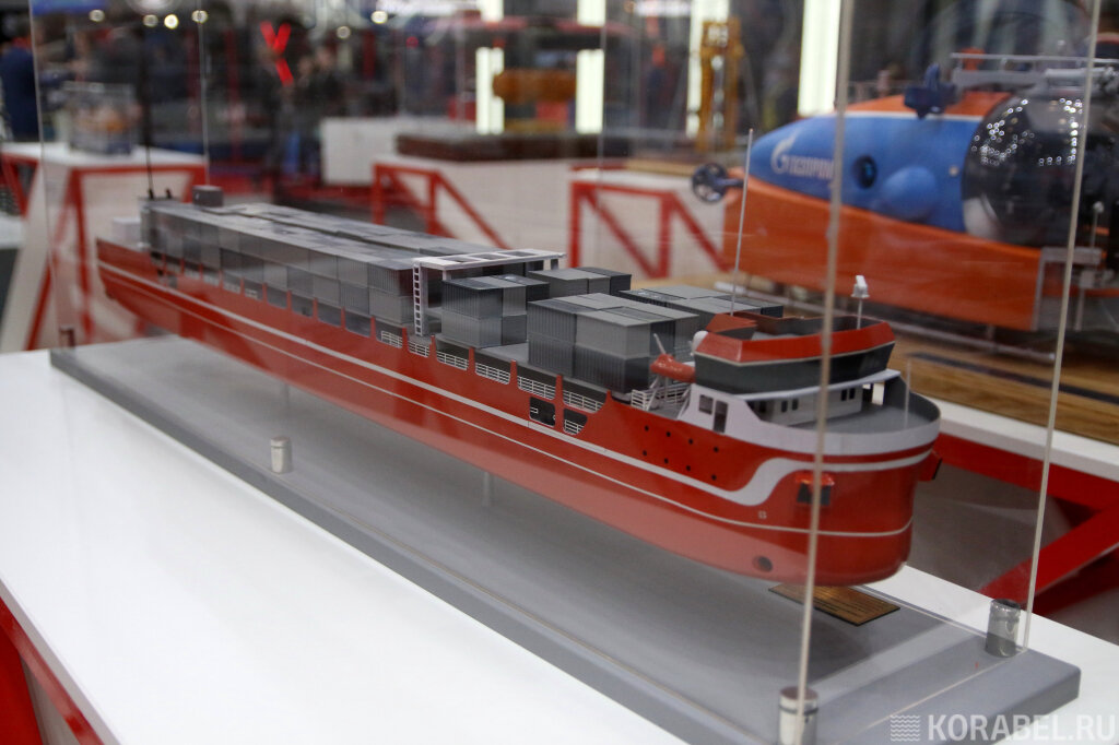 Универсальный сухогруз-контейнеровоз смешанного плавания Проект 00108 / Фото: Корабел.ру  📷
