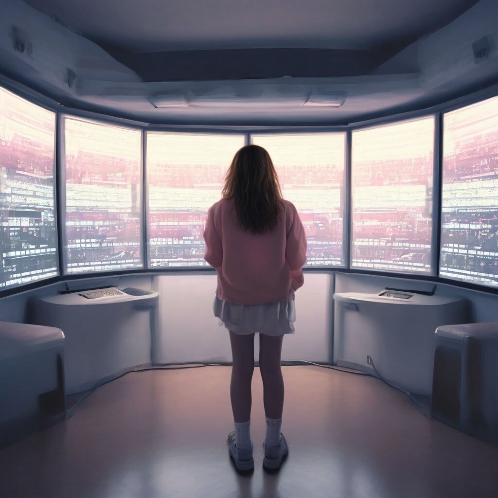 Практика самонаблюдения. Изображение сгенерировано YandexART