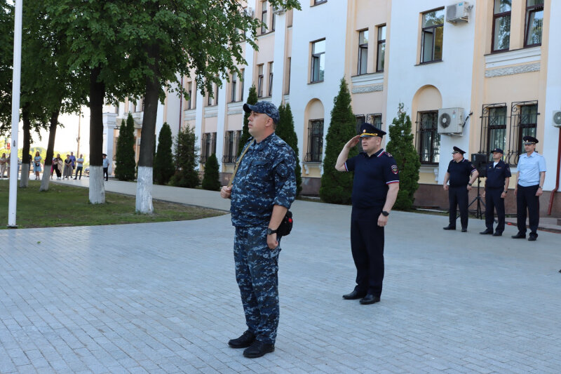 В Тверь из служебной командировки на Кавказ вернулся сводный отряд полиции