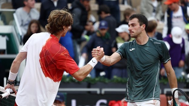    Андрей Рублев и Педро Мартинес. Reuters