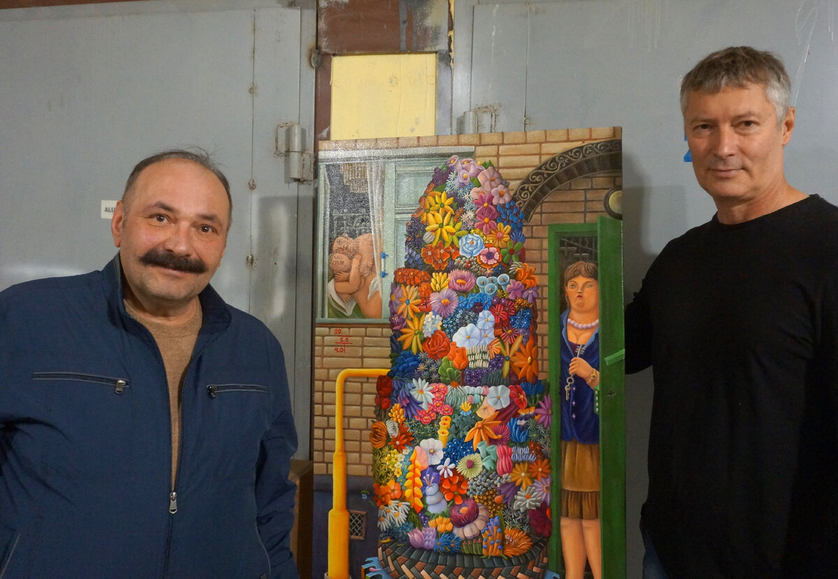 Аркадий Ачитов и Евгений Ройзман Ачитов Аркадий «Русская клумба» 110х65 холст масло 2021 г собрание Евгения Ройзмана Сегодня мы погрузились в атмосферу творчества Аркадия Ачитова из собрания Евгения