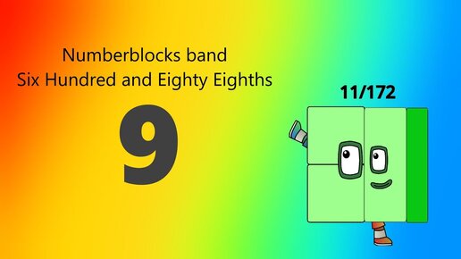 Numberblocks band Six Hundred and Eighty Eighths 9