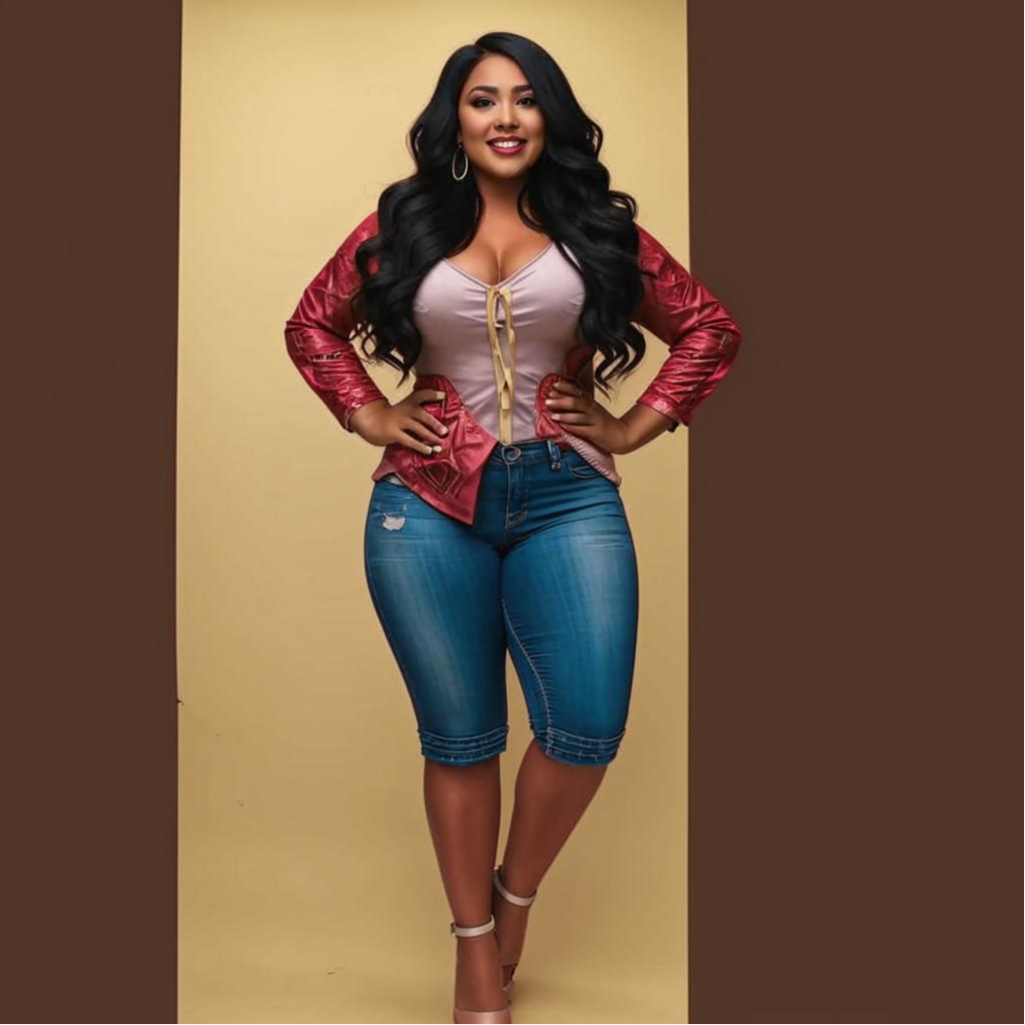 Обычно все-таки девушки с формами выглядят достаточно пропорционально😉