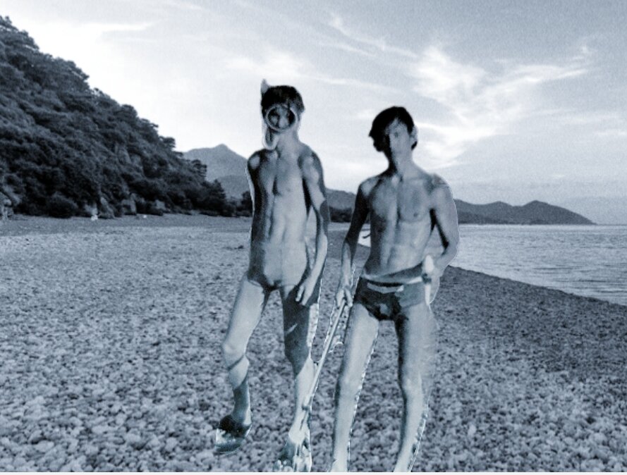 Мой брат Павел и я. Фото автора