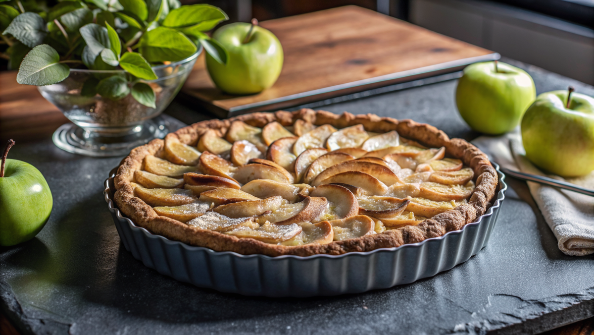 Пирог с яблоками