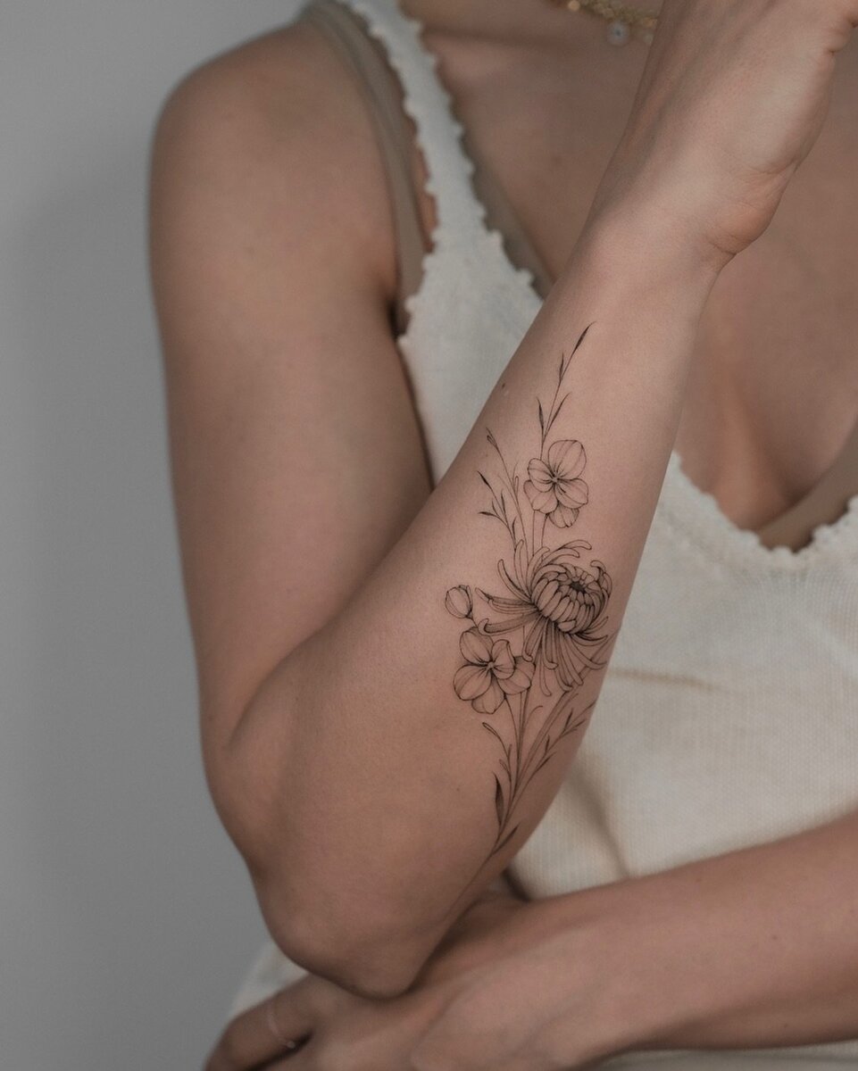 Женская татуировка