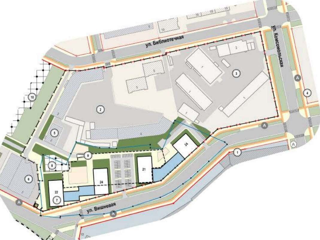 Проект ЖК в границах Библиотечной – Комсомольской – Вишневой в  Екатеринбурге | Новостройки России | Дзен