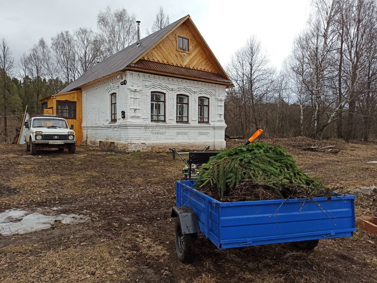 Там, где царило запустение. Живём на хуторе вдвоём | Вятский Хутор | Дзен